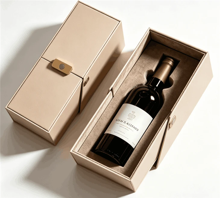 Foldable Magnetic Wine Gift Box